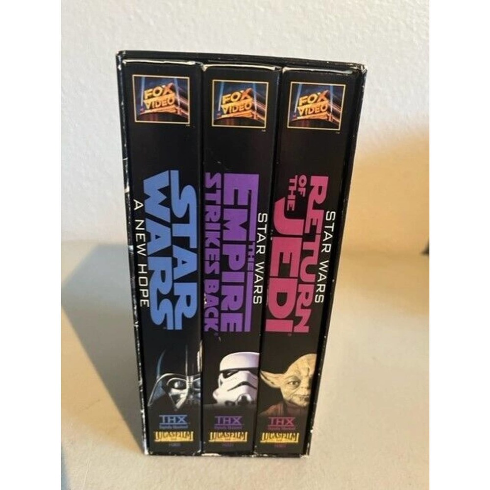 Star Wars Trilogy 3-Tape Set (VHS,1995) Excellent Condition